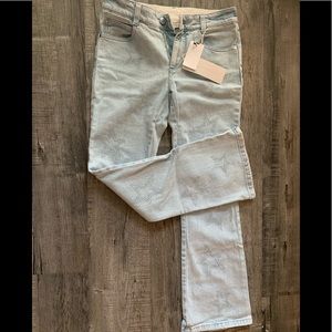 Stella McCartney The Skinny Light Wash Flare Jeans